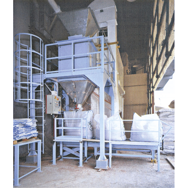 GrosBag 500/600. Полуавтоматическая система с весом нетто, для мешков с открытой горловиной