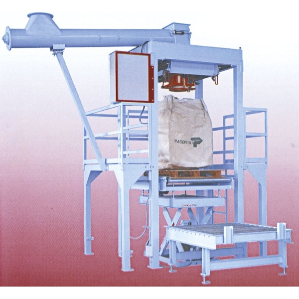 GrosBag 500/1000/1500. Полуавтоматическая система с весом брутто, для мешков с открытой горловиной