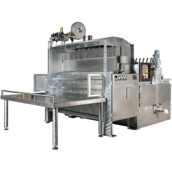 Двухвалковая скребмашина с барабанным шпарчаном JWE SDM 16-60