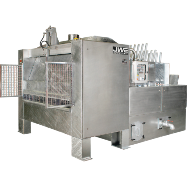 Двухвалковая скребмашинас автоматическим проходным шпарчаном JWE SDM 50-160