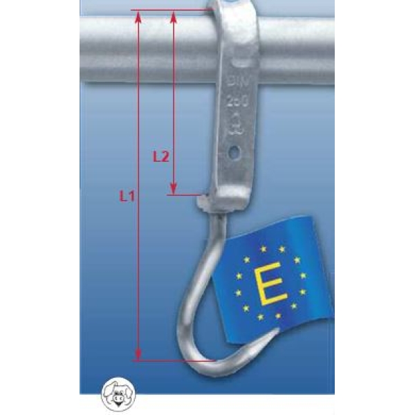 Евро крюк 250 кг